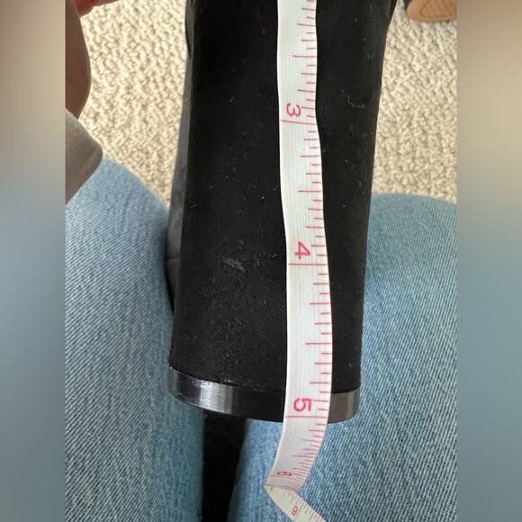 Jessica Simpson NWOB black suede platform booties 5 inch boots going out 9.5 - Picture 10 of 10